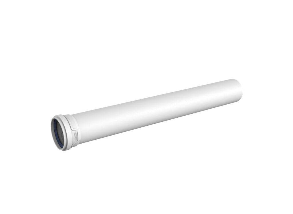 tubo fonoassorbente bianco