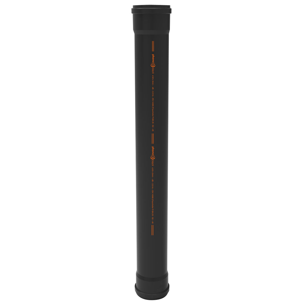 tubo fonoassorbente nero